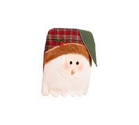 LSTTBO Reusable Holiday Chair Cover Santa Snowmans Designs Washable Fabric Simple Decoration Solution for Family Event Holiday Chair Slipcovers