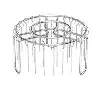 LSTTBO Rustless Air Cooker Rack for Oven Multiple Purpose Cooking Tool with Even Heat Distribution Permanent Kitchen Addition Flexible Baking Rack Rustproof
