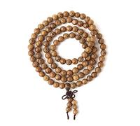 LSTTBO Wooden Bead 108 Buddhist Prayer Beads 8mm for Men Necklace Buddhist Prayer