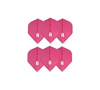 LSTYLE Dart Flights: 2-Pack L1 PRO Standard Shape Dart Flights - for Soft Tip and Steel Tip Darts - Hot Pink