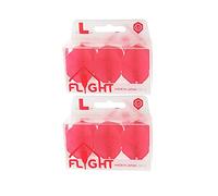 LSTYLE Dart Flights L1 EZ Standard Red | 2 Sets of 3 | for Soft & Steel Tip Darts