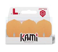 Lstyle dart flights: l1 pro kami standard shape - ultra flexible - for soft tip and steel tip darts - neon orange