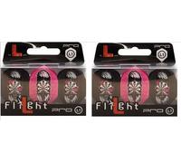 LSTYLE Dart Flights L1 PRO Standard Bearded Dart Guy Ver.2 Mix | 2 Sets of 3 | for Soft & Steel Tip Darts