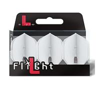 LSTYLE Dart Flights: L1 PRO Standard - for Soft Tip and Steel Tip - Clear White