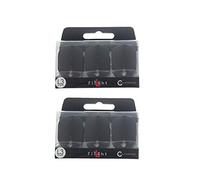 LSTYLE Dart Flights: L3 PRO Shape - for Soft Tip and Steel Tip Darts - 2 Pack Black