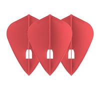 LSTYLE Dart Flights: L4 PRO Kite - for Soft Tip and Steel Tip Darts - Red