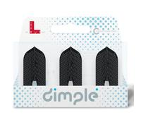 Lstyle Dart Flights: L6 PRO Slim - 2 Pack - Dimple Texture - Black