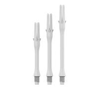 LSTYLE Dart Shafts: 2BA Standard Thread Nylon Stems - White Slim 370 (Long)