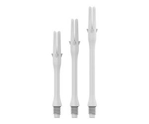 LSTYLE Dart Shafts: 2BA Standard Thread Nylon Stems - White Slim 370 (Long)