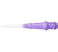 LSTYLE Dart Tips: Premium Lippoint - Soft Tip Dart Points - 2BA Thread - 2-Tone Purple