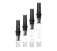 LSTYLE L-Shaft Carbon Dart Shafts - Silent (Spins) - Clear 190 (Short)