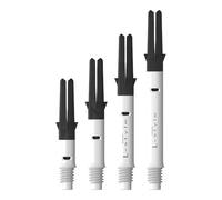 LSTYLE L-Shaft Carbon Dart Shafts - Silent (Spins) - White 330 (Long)