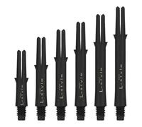 LSTYLE L-Shaft Carbon Locked Dart Shafts - 190 Short - for Soft & Steel Tip Darts