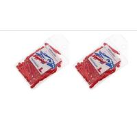 LSTYLE Lippoint USA Dart Tips - Red | 2BA Soft Tip Point Replacements - 100 Pack