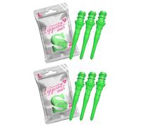 LSTYLE Premium Lippoint - Short - Neon Green - 60 Count - Soft Tip Points - 2BA Thread