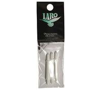 LSTYLE x Laro Dart Shafts: Plastic Nylon Shaft - for Soft Tip and Steel Tip Darts - White 190 (Short)