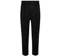 LSU Boys All Around Full Elasticated School Pull UP Trousers~Grey/Black~2/3 to 13/14 (Black, 3-4 Years)