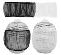 LSUWDE 2 Pieces Bird Cage Cover, Adjustable Bird Cage Cover, Universal Mesh Cover, Adjustable Parrot Nylon Airy Soft Mesh Net, for Parakeet Macaw Round Square Cages, 37 * 220 cm