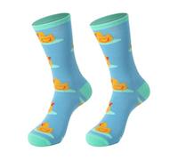 LSVGSAK Blue Novelty Duck Socks, Ducks Themed Gift for Animal Lovers