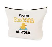 LSVGSAK Duck Gifts for Horse Lover Women Birthday Gift Duck Themed Gift for Teens Bestie Friend Daughter Wife Sister Girlfriend Makeup Bag Gift for Christmas