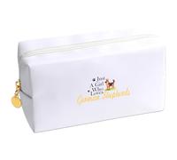 LSVGSAK German Shepherd Lovers Zipper Pouch Toiletry Travel Cosmetic Makeup Bag Organizer German Shepherd Gifts for Women Mothers Day Birthday Christmas Animal Lover Themed Gifts for Bestie Friend