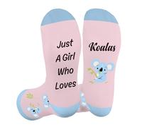 LSVGSAK Inspirational Novelty Annimal Socks Frog Koala Duck Bee Guinea Pig Dragon Turtle Socks Gifts for Birthday Christmas