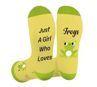 LSVGSAK Inspirational Novelty Annimal Socks Frog Koala Duck Bee Guinea Pig Dragon Turtle Socks Gifts for Birthday Christmas