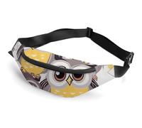 LSWQK Fanny Pack for Men Women Animal Cartoon Owls Cuteprinted Crossbody Belt Bags Sports Waist Bag ForTravel Running Hiking Walking Workout, 36*15cm, Animal Cartoon Owls Cute, 36*15cm