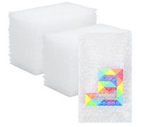 100Pcs Bubble Out Bags Pouches 6" x 10" Protective Bubble Pouches Bags for Shipping, Double Walled Bubble Cushioning Bags Thickening Shockproof Foam Bags for Packing, Moving, Shipping, and Storage