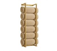 LSWYYP Bathroom Towel Storage Rack,72cm/28inch Space Saving 6 Bar Holder, No Drill Adhesive/Wall Mounted, Rustproof 304 Stainless Steel for RV, Sauna, Small Bathroom