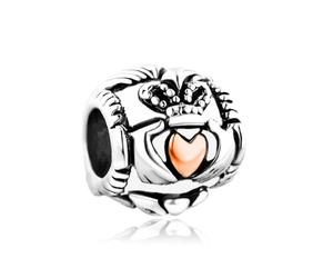 LSxAB Celtic Knot Heart Best Friend Forever Friendship BFF Charms Compatible with Pandora Bracelets