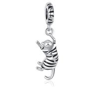 LSxAB Dangling Cat Charm Compatible with Pandora Charms Bracelets