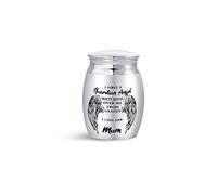 LSxAB I Have A Guardian Angel Cremation Urn for Mum Ashes Memorial Small Adult Funeral Share Mini Urns Keepsake