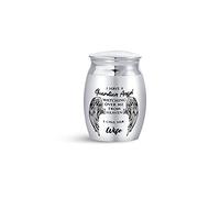 LSxAB I Have A Guardian Angel Wife Cremation Urn for Human Ashes Memorial Small Adult Funeral Share Mini Urns Keepsake