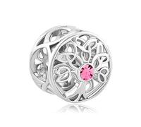 LSxAB Pin CZ Tree of Life Charms Compatible with Pandora Charm Bracelets for Mother Girlfriend Daughter Her Women
