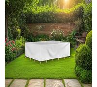 LSYALUCK Garden Furniture Covers, garden furniture covers waterproof, 120x75x65cm/LxWxH Heavy Duty 420D Oxford Fabric Rectangular Anti-UV Windproof for Chair and Table