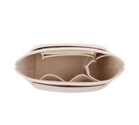 LSYHHXC Felt Insert Bag Fits Handbag Liner Bag Felt Cloth Makeup Bag Support Travel Portable Insert Purse Organizer(Beige,M)