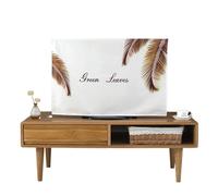 LSYHHXC Outdoor Tv Cover Reador Shade Screen Protector Thick and Elastic Cover Printed LCD Simple TV Cover for Indoor Outdoor(01,42Inch)