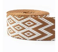 LSYHHXC Webbing Straps For Bags 5Meters 38mm Jacquard Webbing Tapes for Bag Strap Ethnic Ribbon Luggage Decor Sewing Bias Band DIY Belt Shoes Accessories(RD200-04)