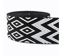 LSYHHXC Webbing Straps For Bags 5Meters 38mm Jacquard Webbing Tapes for Bag Strap Ethnic Ribbon Luggage Decor Sewing Bias Band DIY Belt Shoes Accessories(RD200-03)