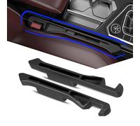 LSYPY 2 x car seat gap filler, 2025 upgrade version car seat gap filler, car seat gap storage strips, storage box car (black)