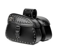 LSYQFB Motorcycle Panniers for BMW C 400 2018 2019 2020 2021 2022 2023 2024, Motorbike Side Pannier Bag Waterproof Leather Motorbike Saddle Bags Motorcycle Bags Tail Motorbike Bag,A