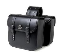 LSYQFB Motorcycle Panniers for Kawasaki VN900 Classic Custom Lateral Soporte, Motorbike Side Pannier Bag Waterproof Leather Motorbike Saddle Bags Motorcycle Bags Tail Motorbike Bag,A