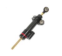 LSYQFB Motorcycle Steering Damper for Africa 2017-2024, Adjustable Aluminum Alloy Steering Stabilizer for Front-End Vibration Control,S 252mm