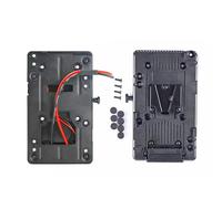 LSYRIA V Mount V Lock to Gold Mount Battery Adapter Plate Converter DIY, Compatible with Steadicam, Camera Kits, SLR Kits, Broadcast Cameras, LED Video Lights, Monitors, Image Transmission