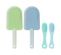 LSYYSL 2 Pieces Of Cat Hair Combs, 2 Pieces Of Cat Facial Cleaning Brushes, Double-Sided Cat Grooming Brush, Massage Comb, Pet Supplies