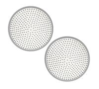 LSYYSL 2 Pieces Of Stainless Steel Floor Drain Covers And 2 Pieces Of Crevice Brushes, Filter Covers, Anti-Blocking Mesh Covers, Suitable For Toilets, Bathrooms, And Balconies