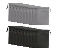 LSYYSL 20 Pieces Of Velvet Bags, Jewelry Bags, Drawstring Velvet Bags, Gift Bags, Small Item Storage Bags