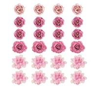 LSYYSL 24Pcs Artificial Flowers, Decorative Flowers, Artificial Flower Decoration, Table Decoration, Wedding Flower Decoration, Home Decoration