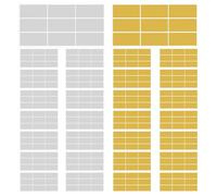 LSYYSL 270 Horizontal Scratch Cards, Rectangular Scratch Cards, Interesting Scratch Stickers, Creative Stickers, Diy Card Accessories